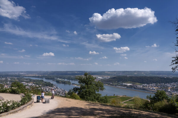 Aussicht am Niederwaldtempel oberhalb von R&uuml;desheim