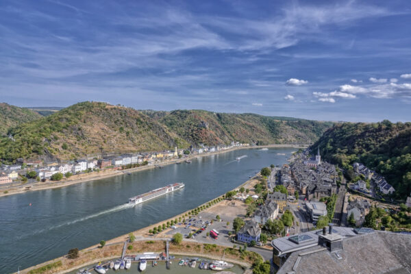 Blick von der Burg Rheinfels