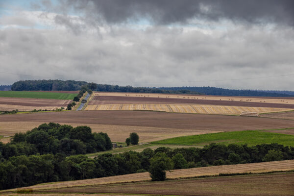 Regnerische Sp&auml;tsommerlandschaft in der Eifel