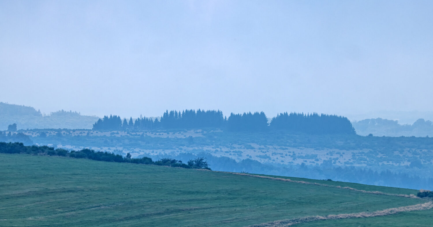 Frühherbstliche Eifel am frühen Morgen