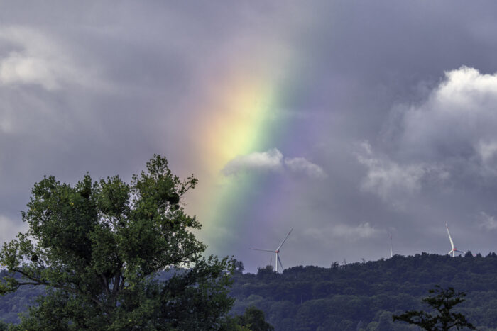 Regenbogen über Thür