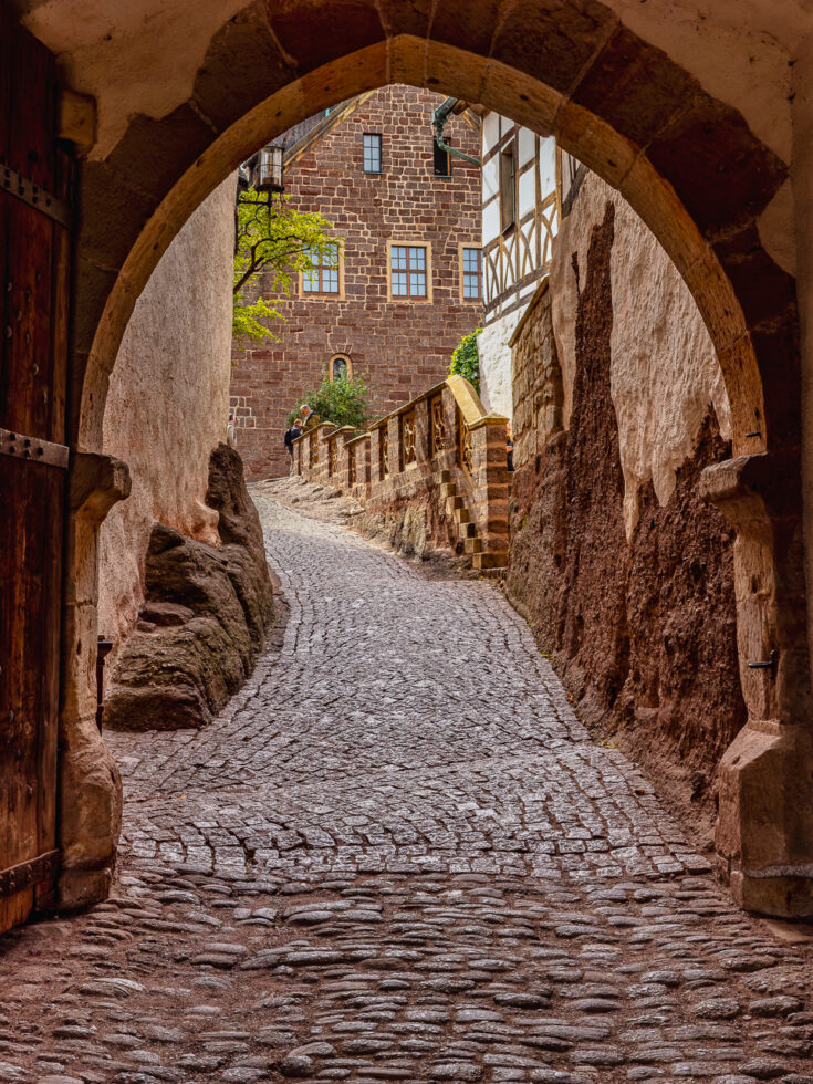 Eingang zum Gel&auml;nde der Wartburg.